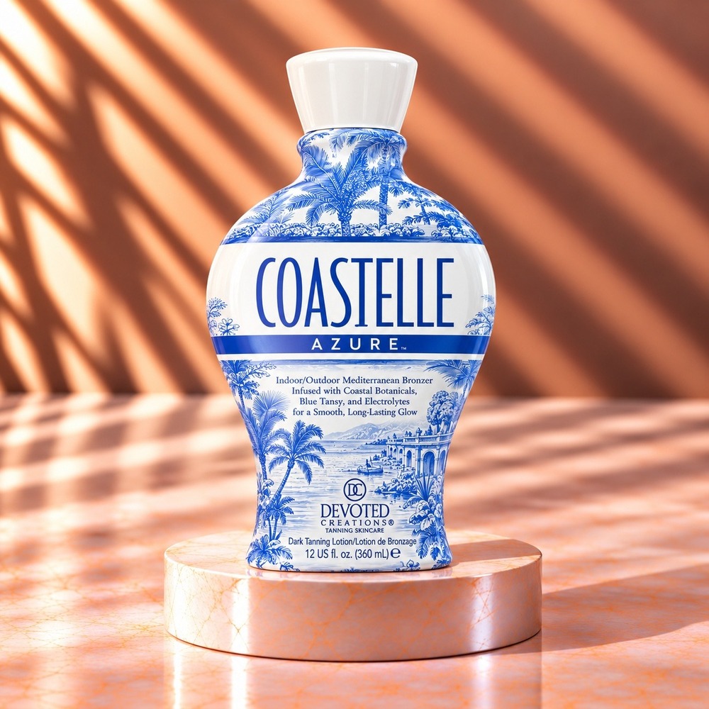 Devoted Creations Coastelle Azure Mediterranean Bronzer Tanning Lotion – 12 oz